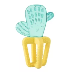   Chicco Fresh Kaktusz Hűsítő Rágóka 4 Hónapos Kortól - BPA-mentes Vízben Töltött Babarágóka Fogzáshoz