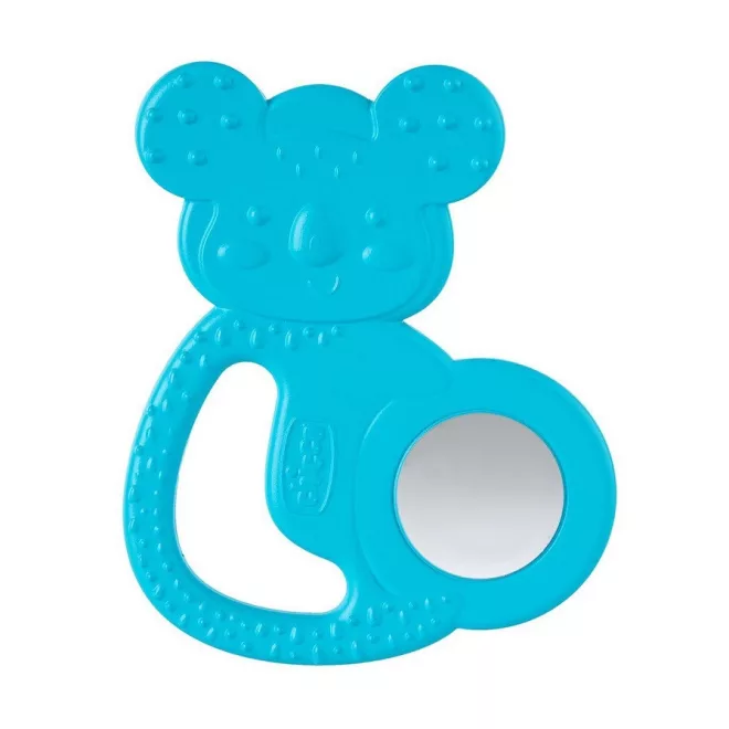 Chicco Fresh Koala Hűsítő Rágóka Kék 4 Hónapos Kortól - BPA-mentes Vízben Töltött Babarágóka Fogzáshoz