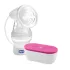Chicco Elektromos Hordozható Anyatejfejő Travel Pink USB - Könnyű, Mobil Mellszívó Utazáshoz és Mindennapi Használatra