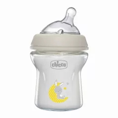   Chicco Natural Feeling Üveg Cumisüveg 150ml Semleges Színben Újszülött Kortól - Higiénikus Babaetetéshez