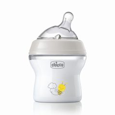   Chicco Natural Feeling 150ml Semleges Cumisüveg Újszülött Kortól - Kényelmes Etetéshez és Természetes Cumizási Élményhez