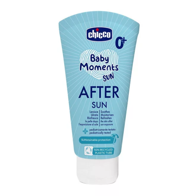 Chicco Natural Sensation Napozás Utáni Nyugtató Ápoló Tej 150ml Újszülött Kortól - Gyengéd Babaápoláshoz Érzékeny Bőrre Ajánlott