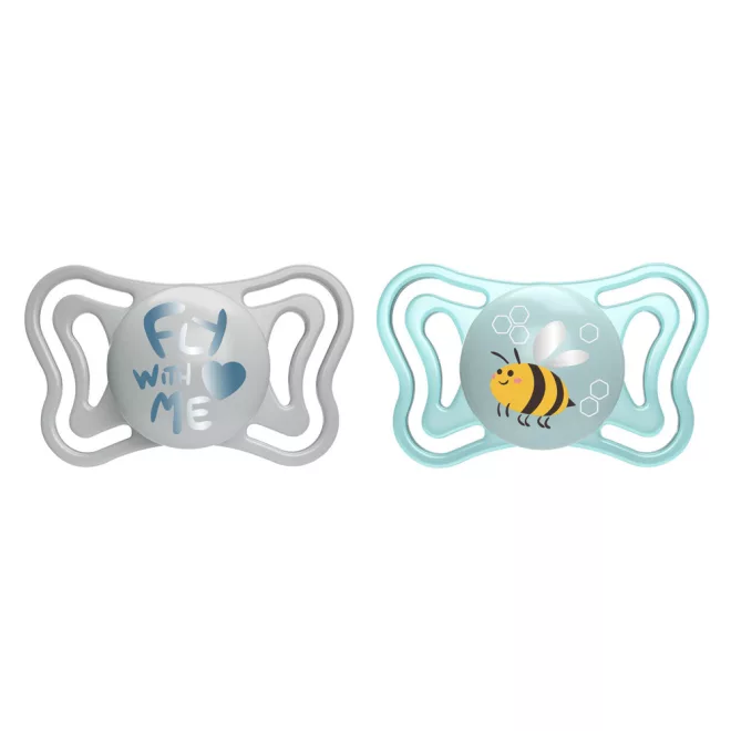 Chicco Physio Light Szilikon Cumik Kék 2-6 Hónapos Korosztály 2db - Kényelmes Etetéshez és Megbízható Mindennapi Használathoz