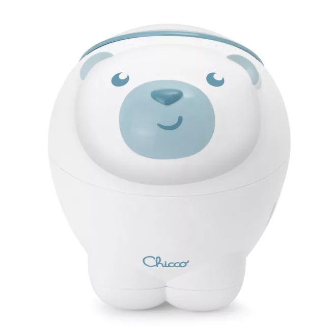Chicco Sarkifény Projektor Jegesmedve Kék - Éjszakai Fény és Vetítő Babáknak, Nyugtató Dallamokkal és Hangokkal