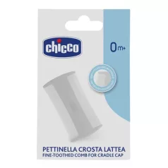   Chicco Tejlepény Fésű - Kíméletes Kifésülhető Fejbőrtisztító Baba Fésű, Újszülött Kortól