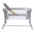 Chicco Next2Me Magic Evo Babaágy Grey Mist - Oldalra Nyitható, Magasságállítható és Légáteresztő Co-Sleeping Kiságy Újszülöttkortól
