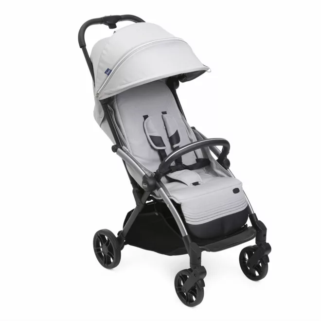 Chicco Goody xplus Sport Babakocsi Pearl Grey - Automata Összecsukás, Prémium Kivitel és Kényelmes Utazás 22kg-ig