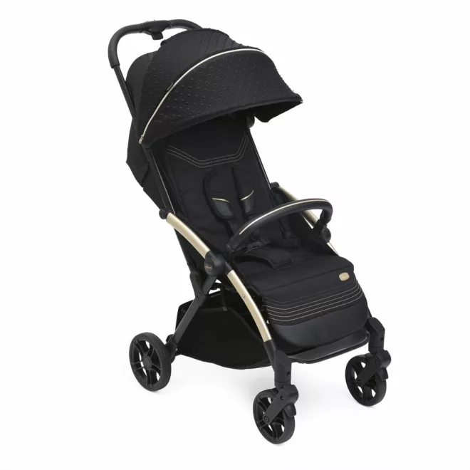 Chicco Goody xplus Sport Babakocsi Black Re_Lux Eco+ - Könnyű Összecsukás, Prémium Anyaghasználat és Kényelmes Utazás 22kg-ig