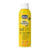 Chicco Gyermek Napozó Spray 360° SPF50+ 150ml - Vízálló, Hypoallergén Védelem az Érzékeny Bőrhöz