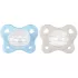 Chicco PhysioForma Dual Soft Szilikon Cumik Kék 2-6 Hónapos Korosztály 2db - Kényelmes Etetéshez és Megbízható Mindennapi Használathoz
