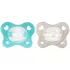 Chicco PhysioForma Dual Soft Szilikon Cumik Kék 6-16 Hónapos Korosztály 2db - Kényelmes Etetéshez és Megbízható Mindennapi Használathoz