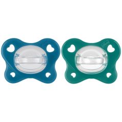   Chicco Cumi Physio Dual Soft Szilikon Fiúknak 16-36 Hónapos Kor között 2db - Nyugodt Komfort a Mindennapokra