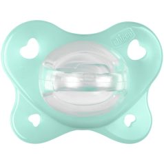   Chicco Physio Dual Soft Szilikon Cumi Neutrál 0-2 hónap 1db - Ortodontikus, Extra Puha, Újszülötteknek