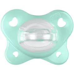   Chicco Physio Dual Soft Szilikon Cumi Neutrál 0-2 hónap 1db - Ortodontikus, Extra Puha, Újszülötteknek