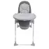 Chicco Polly Etetőszék Armonia Carrara - Állítható Magasságú, Összecsukható és Könnyen Tisztítható Acélvázas Babaszék Puha Ülőrésszel