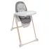 Chicco Polly Etetőszék Armonia Skandináv - Állítható Magasságú, Összecsukható és Könnyen Tisztítható Acélvázas Babaszék Puha Ülőrésszel