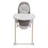 Chicco Polly Etetőszék Armonia Skandináv - Állítható Magasságú, Összecsukható és Könnyen Tisztítható Acélvázas Babaszék Puha Ülőrésszel