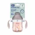 Chicco Transition Pink Tanulópohár Fülekkel 4 Hónapos Kortól - Finom Átmenet Cumisüvegről Pohárra