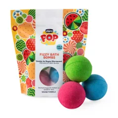   Chicco POP Csillogó Fürdőbomba Gyerekeknek és Tiniknek 3db, Élményfürdőhöz és Vidám Fürdéshez