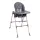 Chicco Polly Essential Etetőszék Szén - Állítható Magasságú, Összecsukható és Könnyen Tisztítható Babaszék Kényelmes Párnázott Üléssel