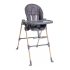 Chicco Polly Essential Etetőszék Szén - Állítható Magasságú, Összecsukható és Könnyen Tisztítható Babaszék Kényelmes Párnázott Üléssel