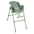 Chicco Polly Essential Etetőszék Kiwi - Állítható Magasságú, Összecsukható és Könnyen Tisztítható Babaszék Kényelmes Párnázott Üléssel
