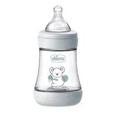   Chicco Perfect5 Neutral Antikólikus Cumisüveg 150ml Lassú Folyású Cumival, Újszülött Kortól