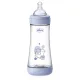 Chicco Perfect5 Blue Antikólikus Cumisüveg 300ml Gyors Folyású Cumival, 4 Hónapos Kortól