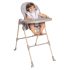 Chicco Polly Essential Etetőszék Ash - Állítható Magasságú, Összecsukható és Könnyen Tisztítható Babaszék Kényelmes Párnázott Üléssel