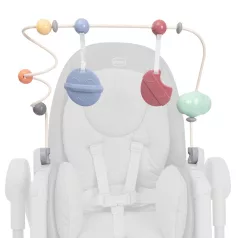   Chicco Rainbow Játszóív Polly Armonia Etetőszékhez - Fejlesztő Játékív Babáknak, Könnyen Felszerelhető Kiegészítő