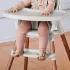 Chicco Etetőszék Zest Plus - Wooden Grey - Kényelmes Etetéshez Stabil Baba Étkezésekhez