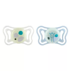   Chicco PhysioForma Light Neutral Szilikon Fogszabályozó Cumi 2-6 Hónapos Korig, Ortodontikus Baba Cumi 2db