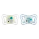 Chicco PhysioForma Light Neutral Szilikon Fogszabályozó Cumi 2-6 Hónapos Korig, Ortodontikus Baba Cumi 2db