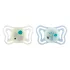 Chicco PhysioForma Light Neutral Szilikon Fogszabályozó Cumi 2-6 Hónapos Korig, Ortodontikus Baba Cumi 2db