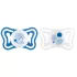Chicco PhysioForma Light Blue Szilikon Fogszabályozó Cumi 6-16 Hónapos Korra, 2db