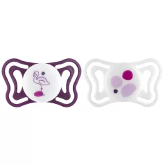   Chicco PhysioForma Light Rózsaszín Szilikon Fogszabályozó Cumi 16-36 Hónapos Korig, Ortodontikus Baba Cumi 2db