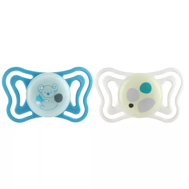 Chicco PhysioForma Light Neutral Szilikon Fogszabályozó Cumi 16-36 Hónapos Korig, Ortodontikus Baba Cumi 2db