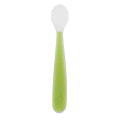 Chicco Szilikon Kanál Soft Green 6 Hónapos Kortól – Puha Szilikonból, Önálló Étkezés Tanulásához