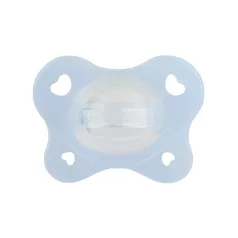   Chicco PhysioForma Dual Soft Kék Szilikon Fogszabályozó Cumi 0-2 Hónapos Korig, Ortodontikus Baba Cumi 1db