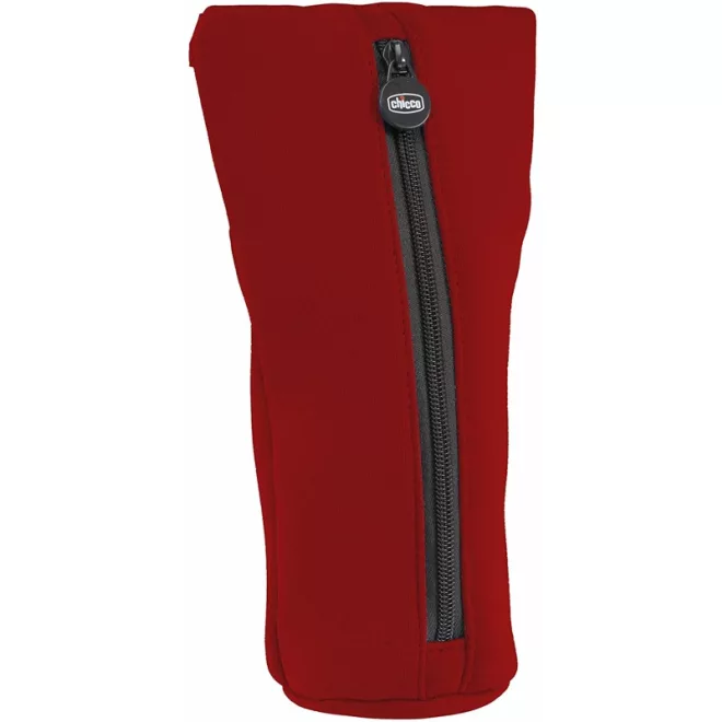 Chicco Univerzális Cumisüveg Hőtartó Táska Cipzáras Piros Színben