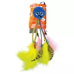   Nerf Cat Macskajáték Polip Csörgőkkel és Pálcával 30 Cm – Aktív Játékhoz és Lefárasztáshoz