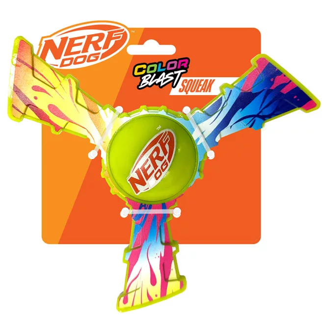 Nerf Dog Kutyajáték Háromszárnyú Repülő Színes Fogantyúval 20 Cm – Aktív Játékhoz és Lefárasztáshoz
