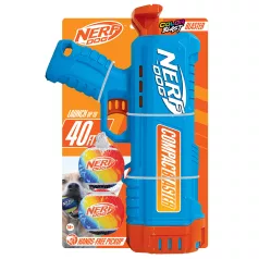   Nerf Dog Ajándék Szett – 30 Cm Kompakt Blaster és 2 Db Sípolás Nélküli Teniszlabda – Praktikus Választás Mindennapi Használatra