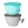Skip Hop Easy Grab Tányér Szett Fedővel Grey & Teal 2x240ml - BPA-mentes, Csúszásmentes Etetőtányér 3 Hónapos Kortól
