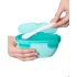 Skip Hop Easy Serve Tálka Kanállal és Védőtokban Teal 240ml - BPA-mentes, Csúszásmentes Etetőtál 3 Hónapos Kortól