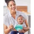 Skip Hop Easy Serve Tálka Kanállal és Védőtokban Teal 240ml - BPA-mentes, Csúszásmentes Etetőtál 3 Hónapos Kortól