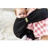 Boba Gyermekhordozó Boba Bliss Black V2 - Szabadalmaztatott Hibrid Hordozó, Kényelmes és Rugalmas, Születéstől 18 hónapos korig (3-15 kg), Mosógépben Mosható, Légáteresztő Anyagból