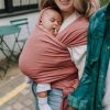 Boba Gyermekhordozó Kendő Classic Wrap Pink - Ergonomikus, Kényelmes és Tartós Babahordozó Kendő 3,5-20 kg Súlyú Babáknak, Mosógépben Mosható