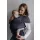 Boba Serenity Wrap Babahordozó Kendő Charcoal - Légáteresztő, Könnyű és Rugalmas Hordozókendő Bambusz Anyagból Újszülöttkortól