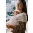 Boba Serenity Wrap Babahordozó Kendő Organic Stone - Légáteresztő, Könnyű és Rugalmas Bambusz Anyagú Hordozókendő Újszülöttkortól